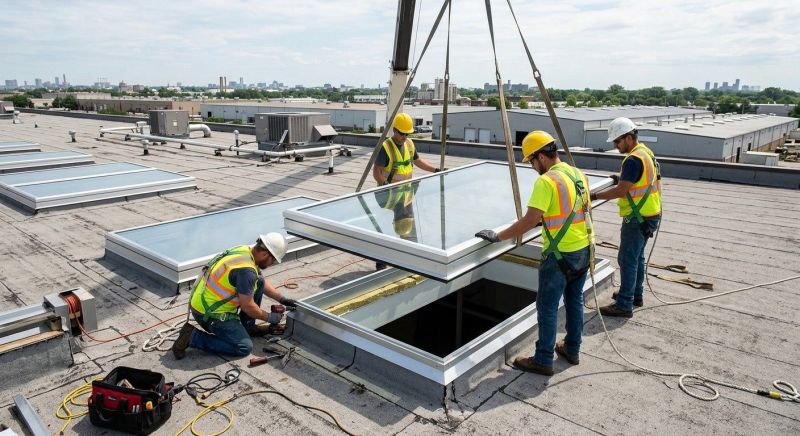 Commercial Skylight Renovation in Tacoma, WA