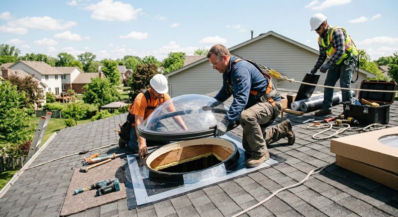 Dome Skylight Installation in Santa Rosa, CA
